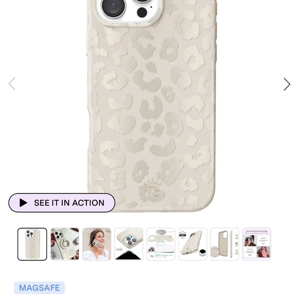 Velvet Caviar Beige Leopard Phone Case